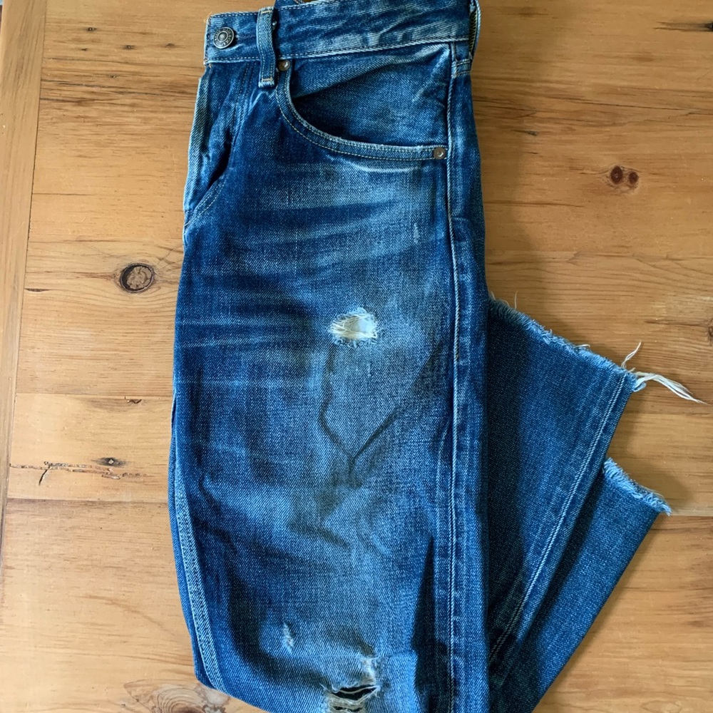 Levi’s made and crafted worn in cropped Jan’s - Picture 3 of 12